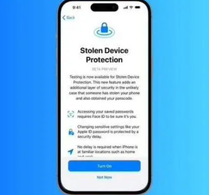 华亭苹果授权维修店分享被盗设备保护功能开启方法 